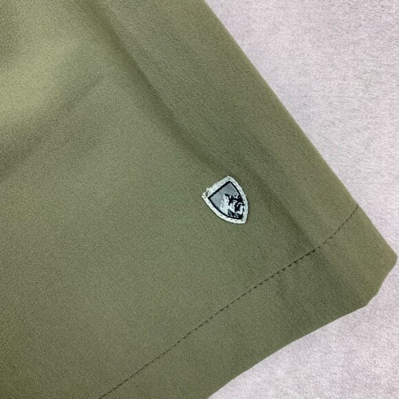 Kuhl Mens Shirt Large Green Renegade Button Up Tufflex World Beer Cup Outdoor - Picture 4 of 10